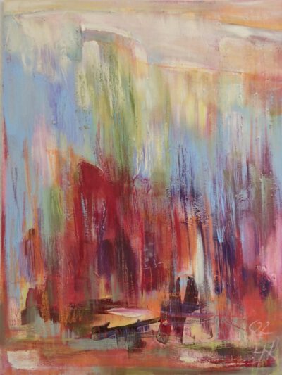 MOUNTAINSIDE IN AUTUMN COLORS